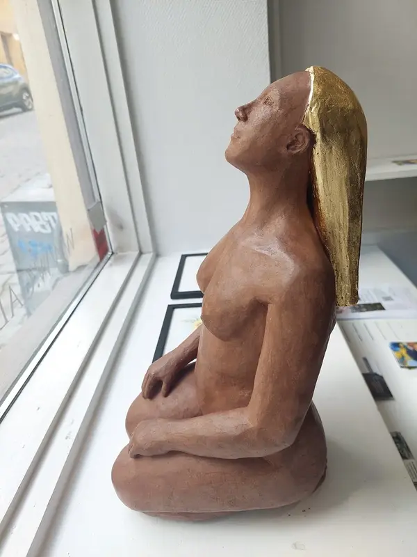 Skulptur Urkraft av Lotta Gustafsson