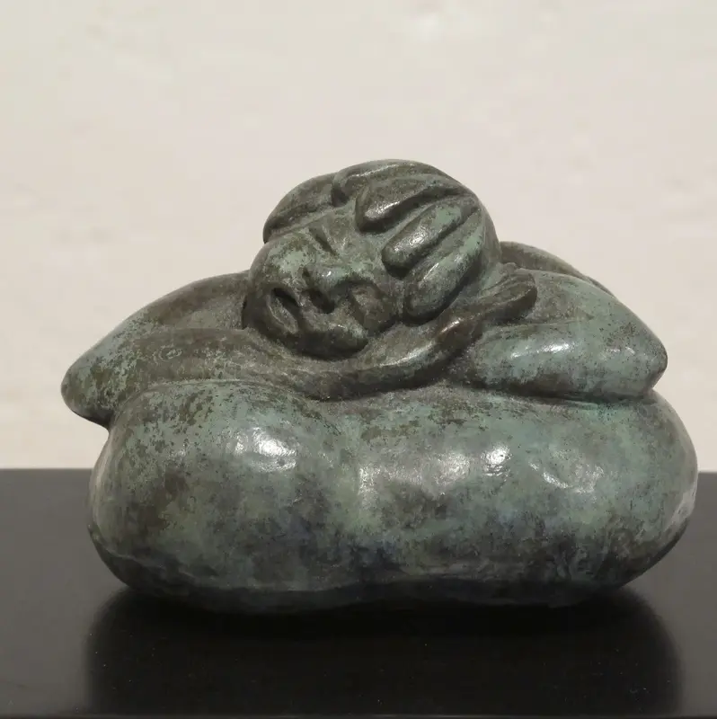 Skulptur Lillängel av Lotta Gustafsson