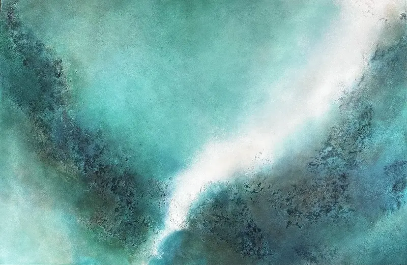 Akrylmålning Crossings av Nicole Månsson