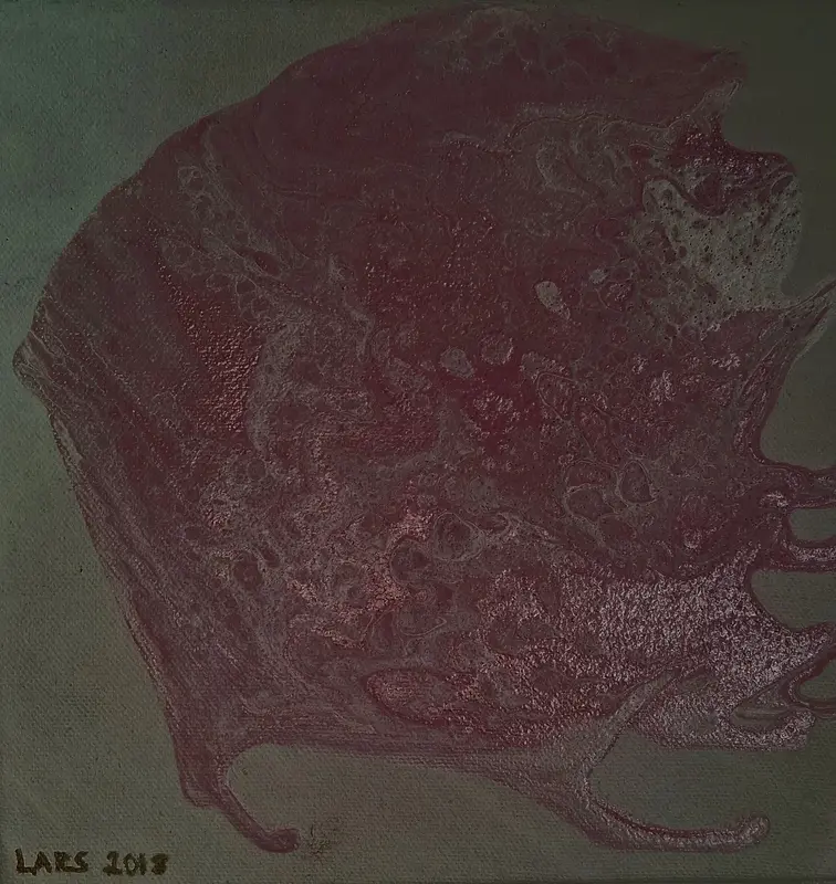 Akvarell Pink industry av Lars Lindshammar