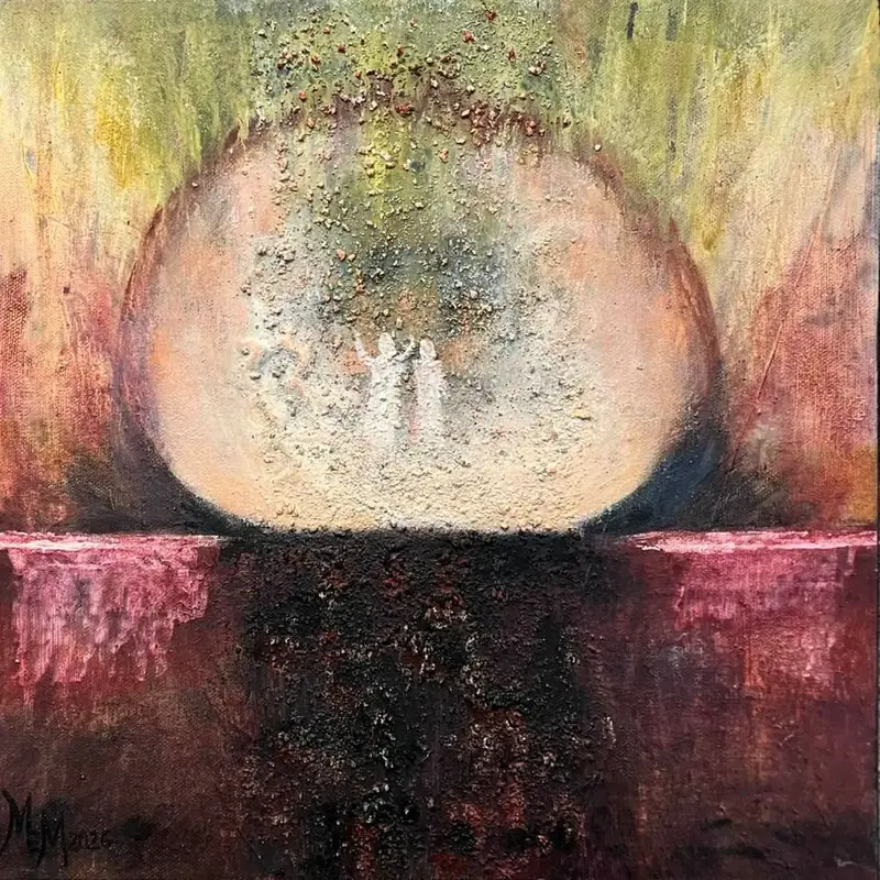 Akrylmålning The portal av Marilyn Miller