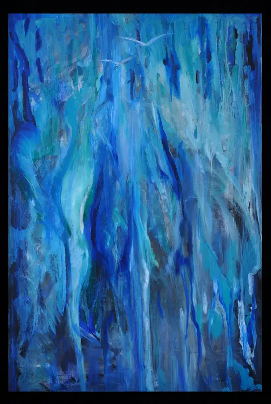 Oljemålning Genom av Jette Dalsgaard Agborg Lilliestierna