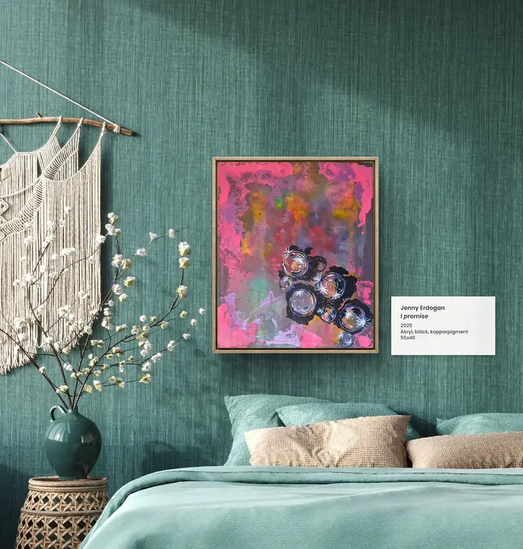 Akrylmålning I promice av Jenny Erdogan