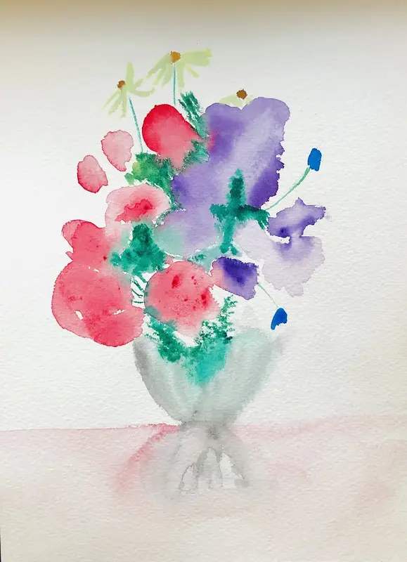 Akvarell Copenhagen dinner party av Christina Olsson