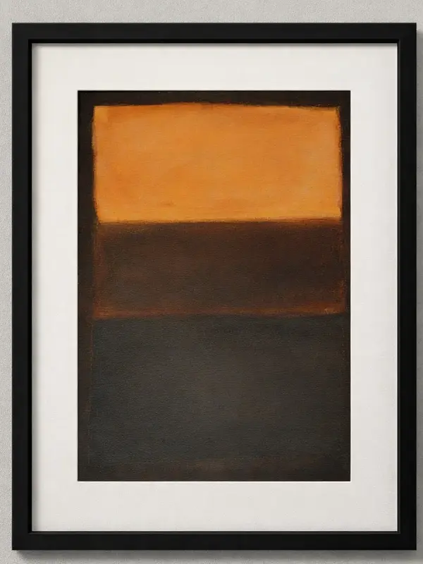 Akrylmålning Tyngden av kveld av Rune Martinsen