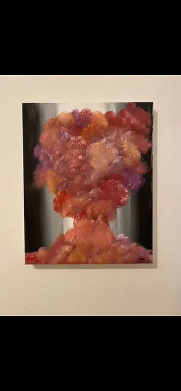 Akrylmålning av Rich Sanita von Glasenapp