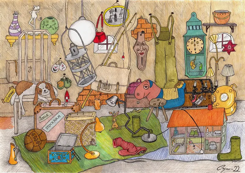 På vinden av Carina Cajan Jansson