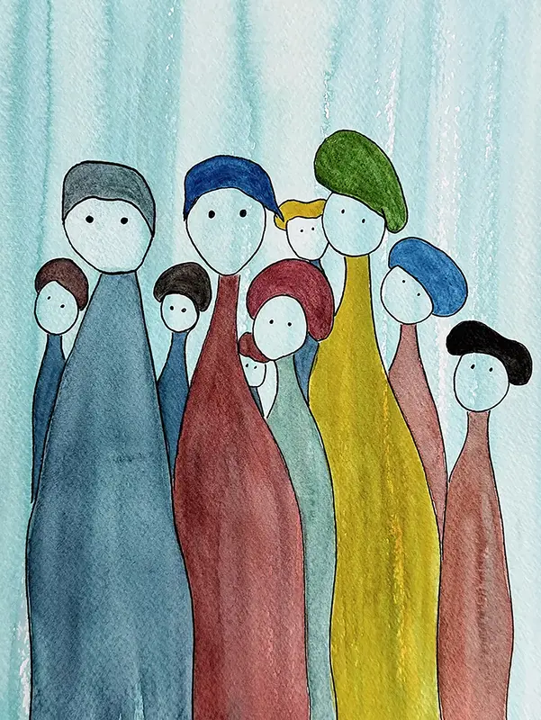 Just us av Fanny Oldenburg