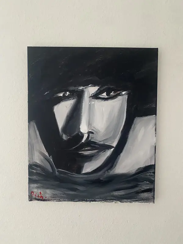 Akrylmålning av Rich Sanita von Glasenapp