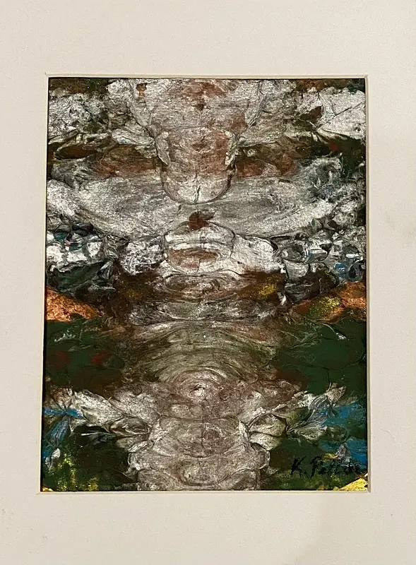 Akrylmålning Emerging III av Kicki Pallin