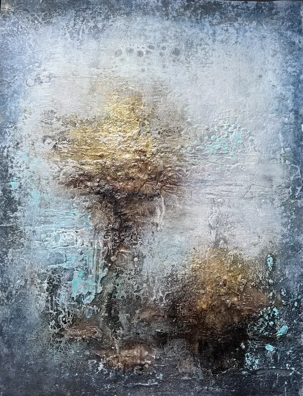 Akrylmålning Inre landskap av C. T. Hoffmann