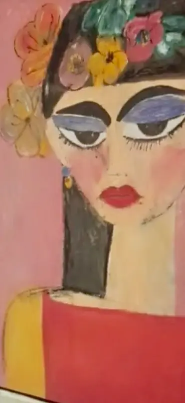 Akrylmålning Amar av Amar Z