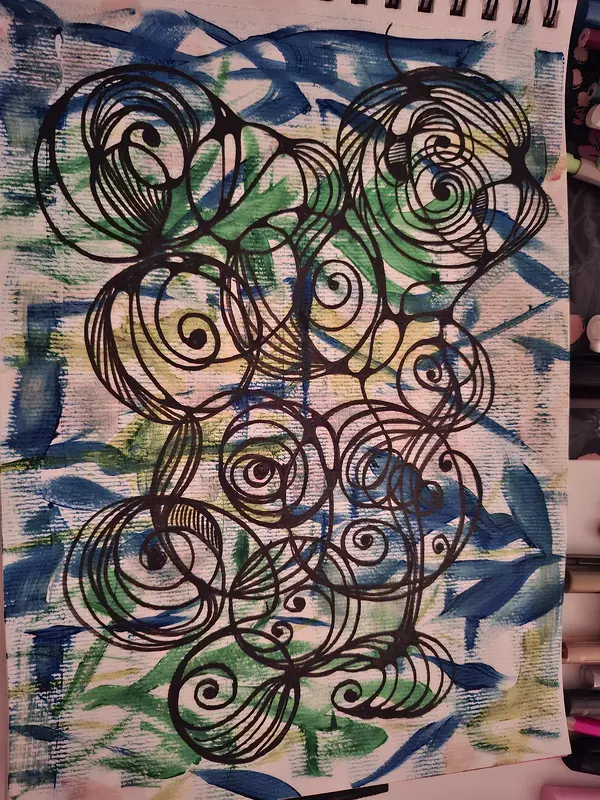 Akrylmålning Spring av Natasha Petrenka