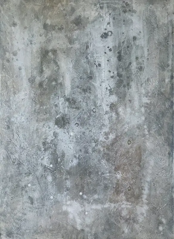 Akrylmålning Into the First Snow av Johanna Elbe