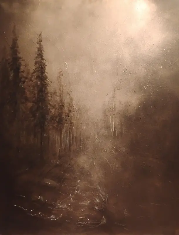 Akrylmålning Out of Sight av Anders Danielsson