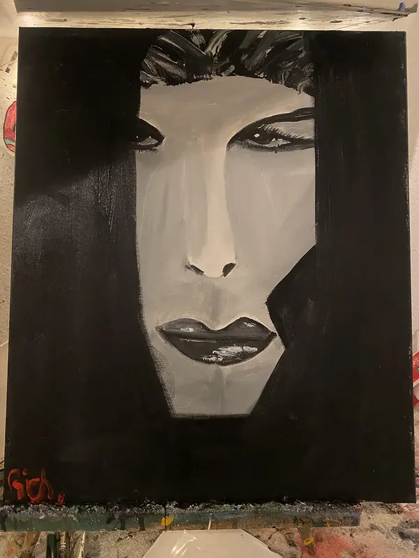 Akrylmålning av Rich Sanita von Glasenapp