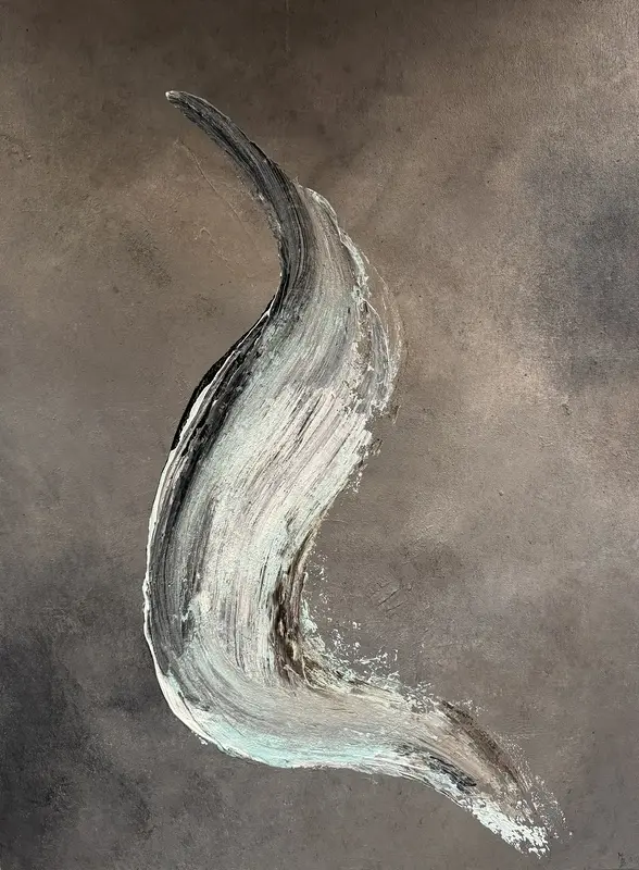 Akrylmålning Swipe av Martina Bogyo Sandgren