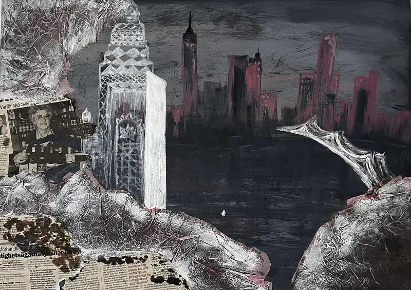 Akrylmålning av ℛ𝒶𝓂𝒾𝓃𝒶 𝒦𝒽𝒶𝓈𝓈𝒶𝓃ℴ𝓋𝒶