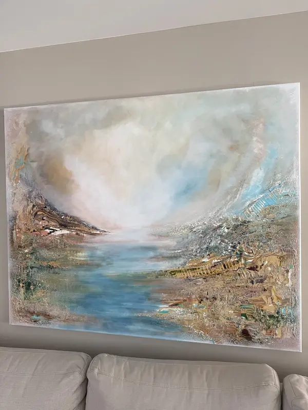 Akrylmålning In my place av Sabina Gojak