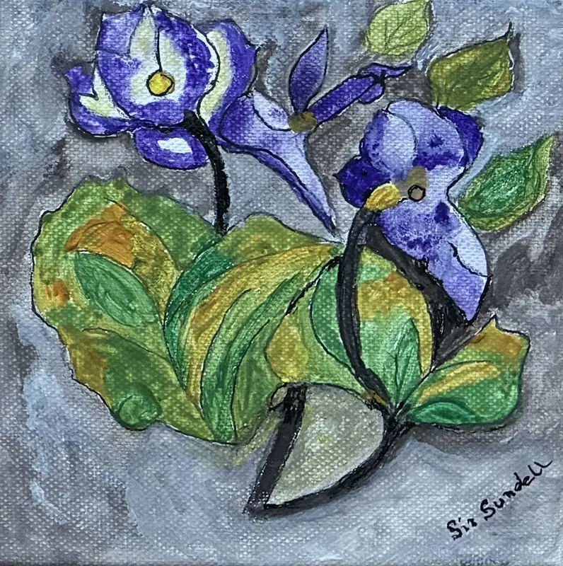 Akvarell av Siv Sundell