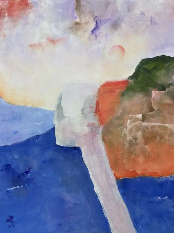 Akrylmålning Beyond the room nr 3 av Bo Rydén