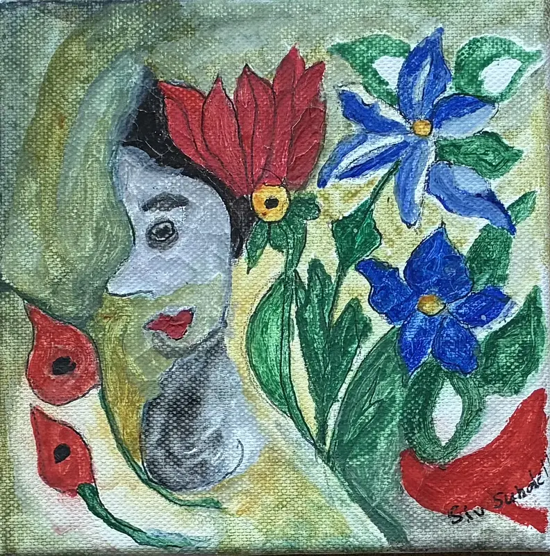 Akvarell av Siv Sundell