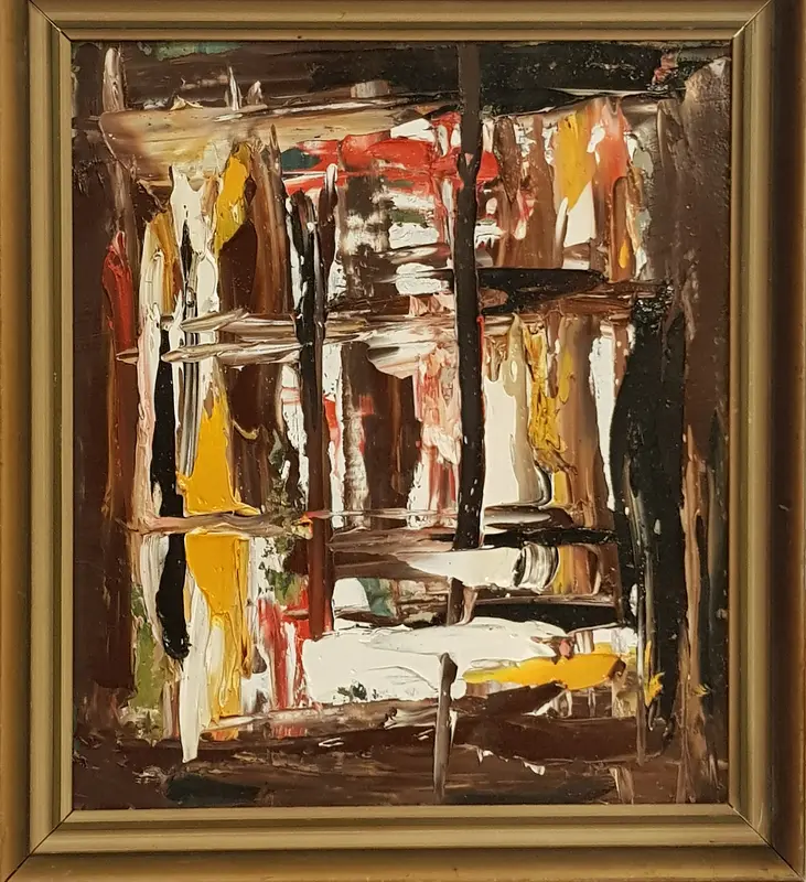 Oljemålning View from a window 3 av Anders Lindgren