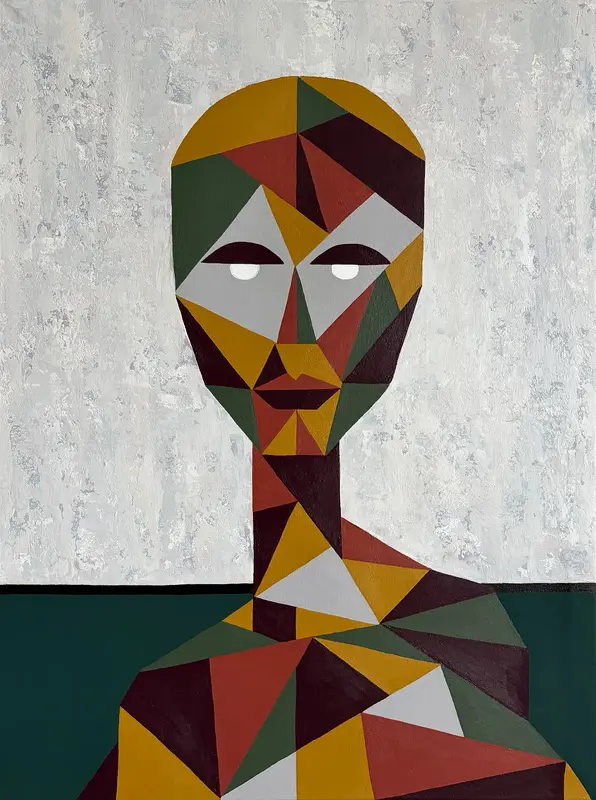 Akrylmålning Anna Aplehag av Anna Aplehag