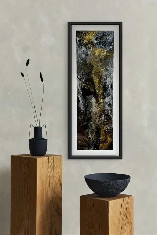 Akrylmålning Kaos och harmoni av Helena Rystedt