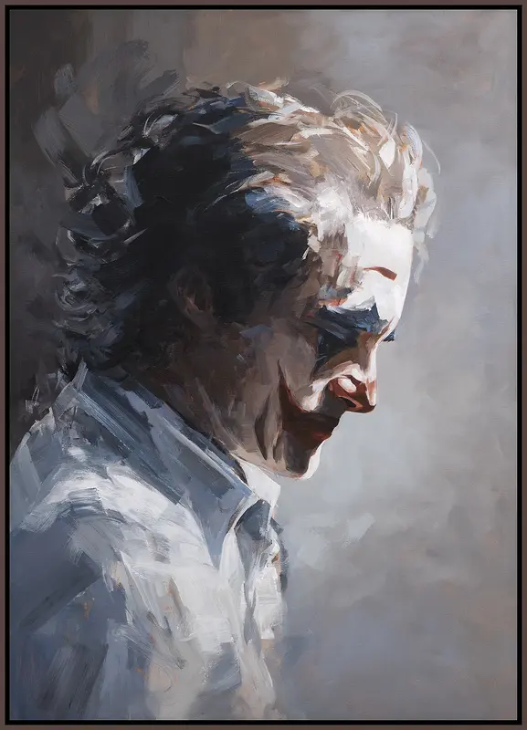 Akrylmålning After the Laughter av Tomas Hammar