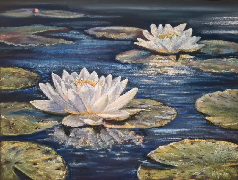 Näckrosor av Kajsa Sjöner