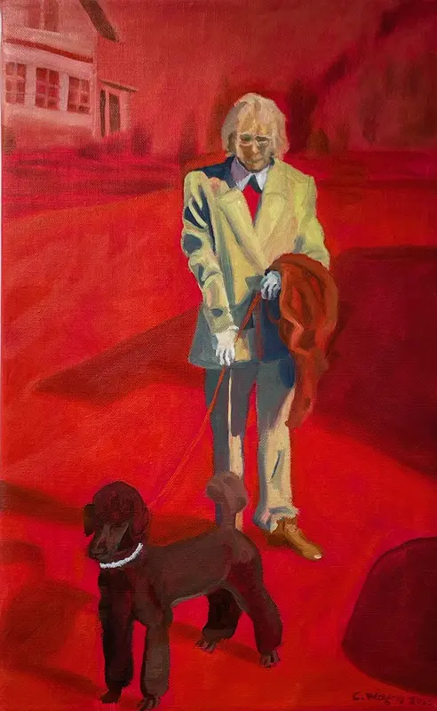 Oljemålning Festfina. av Camilla Wolgers