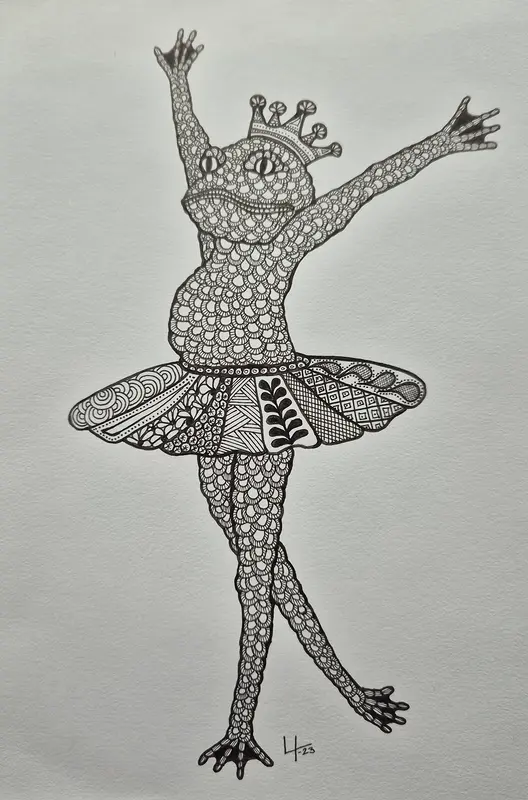 Ballerina Groda av Linn Jagerborn