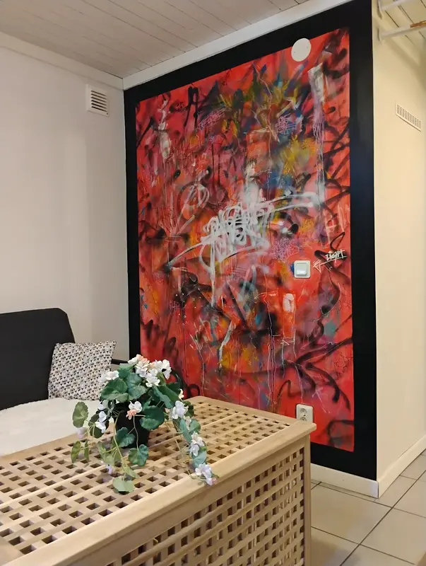 Väggmålning av Anders Danielsson