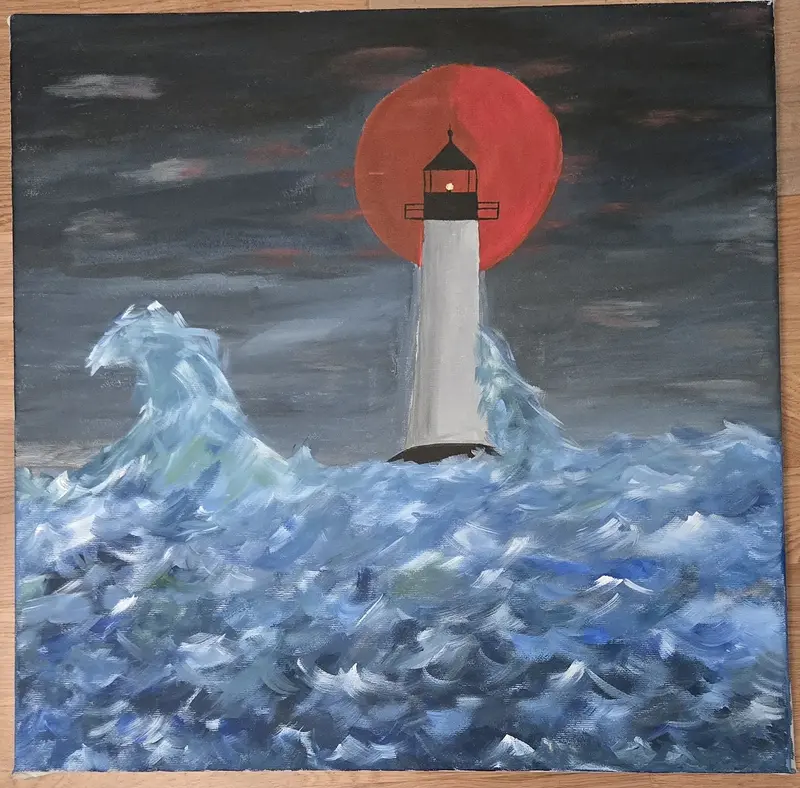 Akrylmålning Hopp av Ki Naumenko