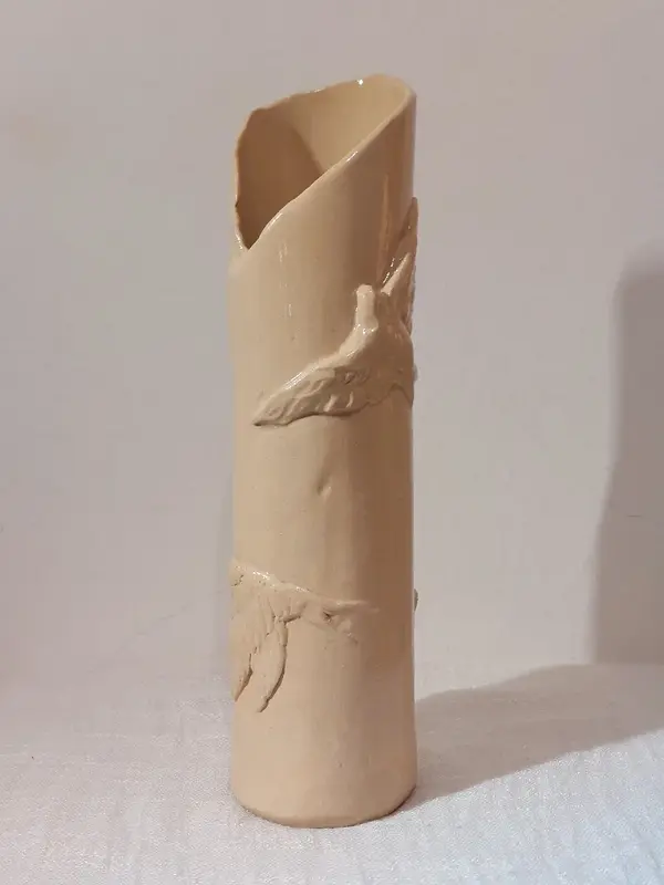 Skulptur Fågelvas, stor av Nova Blomberg