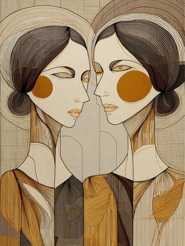Aligned II av Jenni Borg