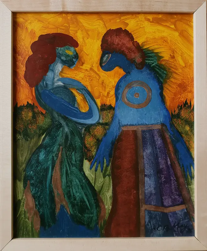 Evening Conversation av Charles Benjamin May