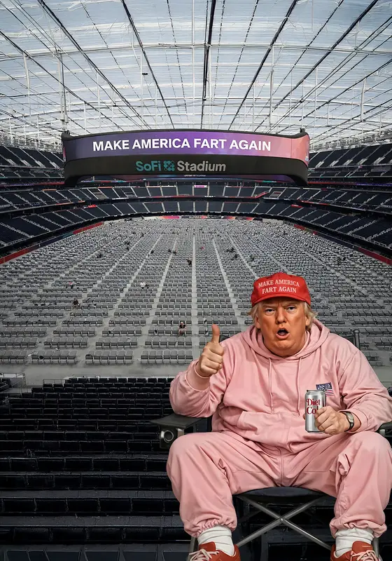 MAKE AMERICA FART AGAIN - Mass Farting av Jörgen Thornberg