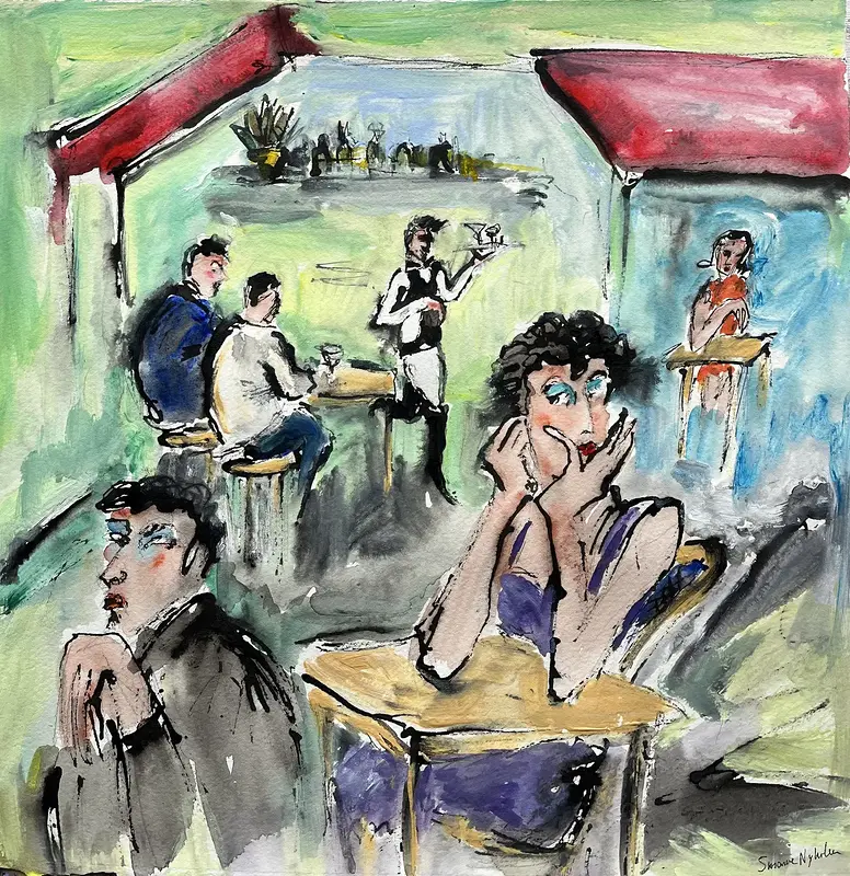 He ordered coffee, she ordered attention av Susanne Nyholm