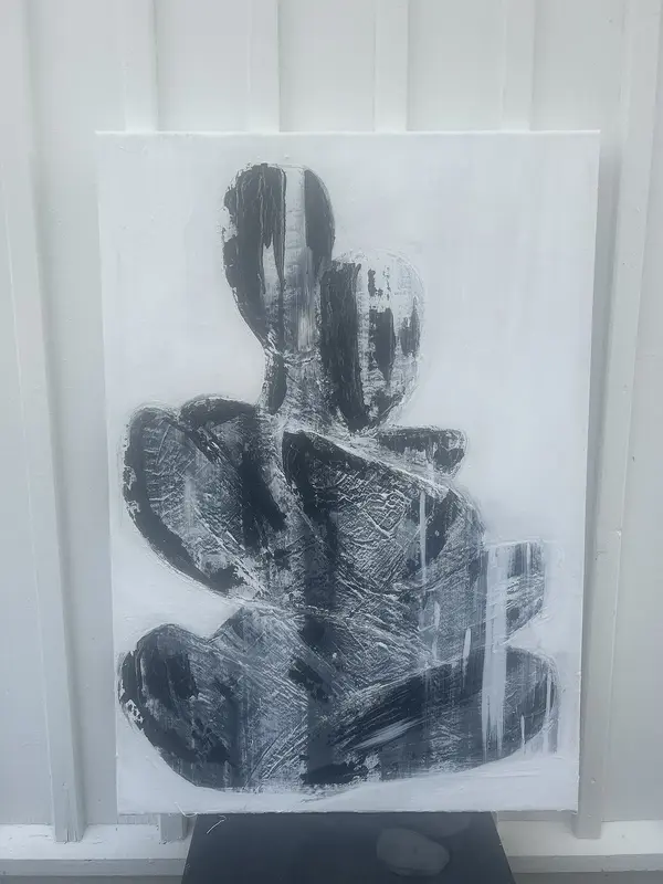 Akrylmålning Hug av Tina A Lidén