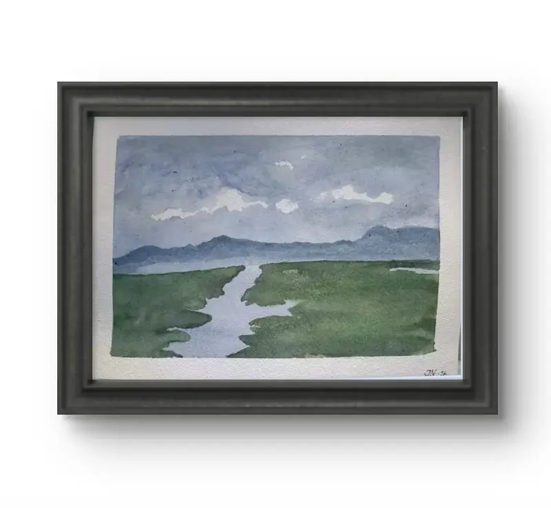 Akvarell av Johanna Norrgård