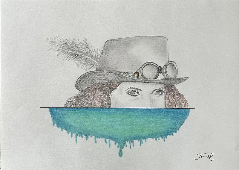 Hat on and hat off for someone 3 av Tinis Q