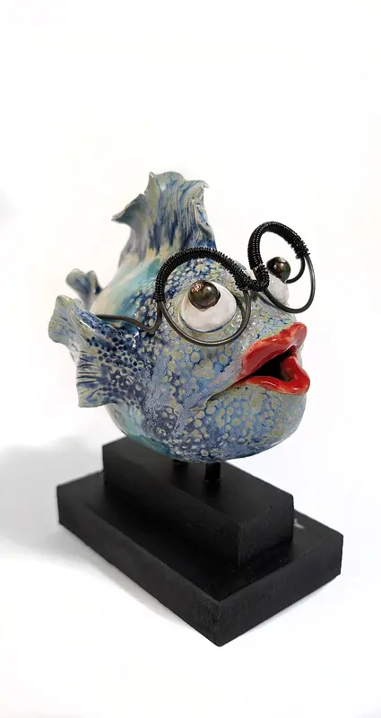 Skulptur Silvia Del a Spigg av Helena Henriksdotter