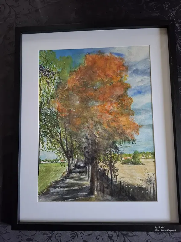 Akvarell Djulö alle av Eleonore Svensson Svensson Eklund