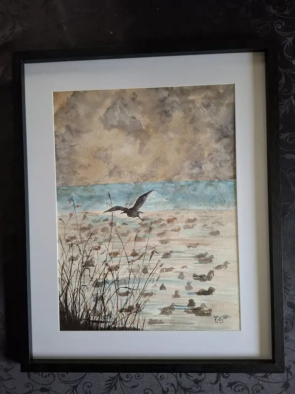 Akvarell av Eleonore Svensson Svensson Eklund