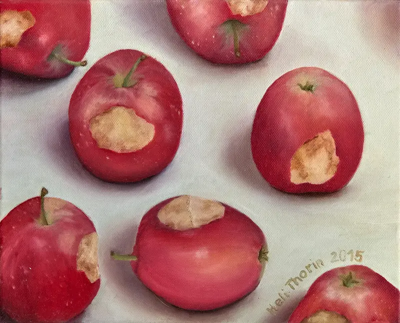 Oljemålning Synd av Heli Thorin