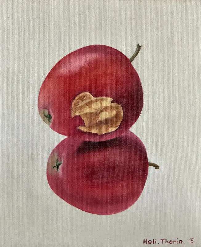 Oljemålning Skuld av Heli Thorin