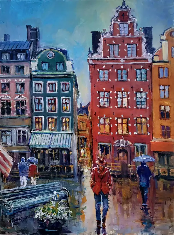 Oljemålning av Dimitri Zukov