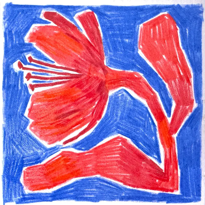 Blomma miniatyr av Ekaterina Dutkevich